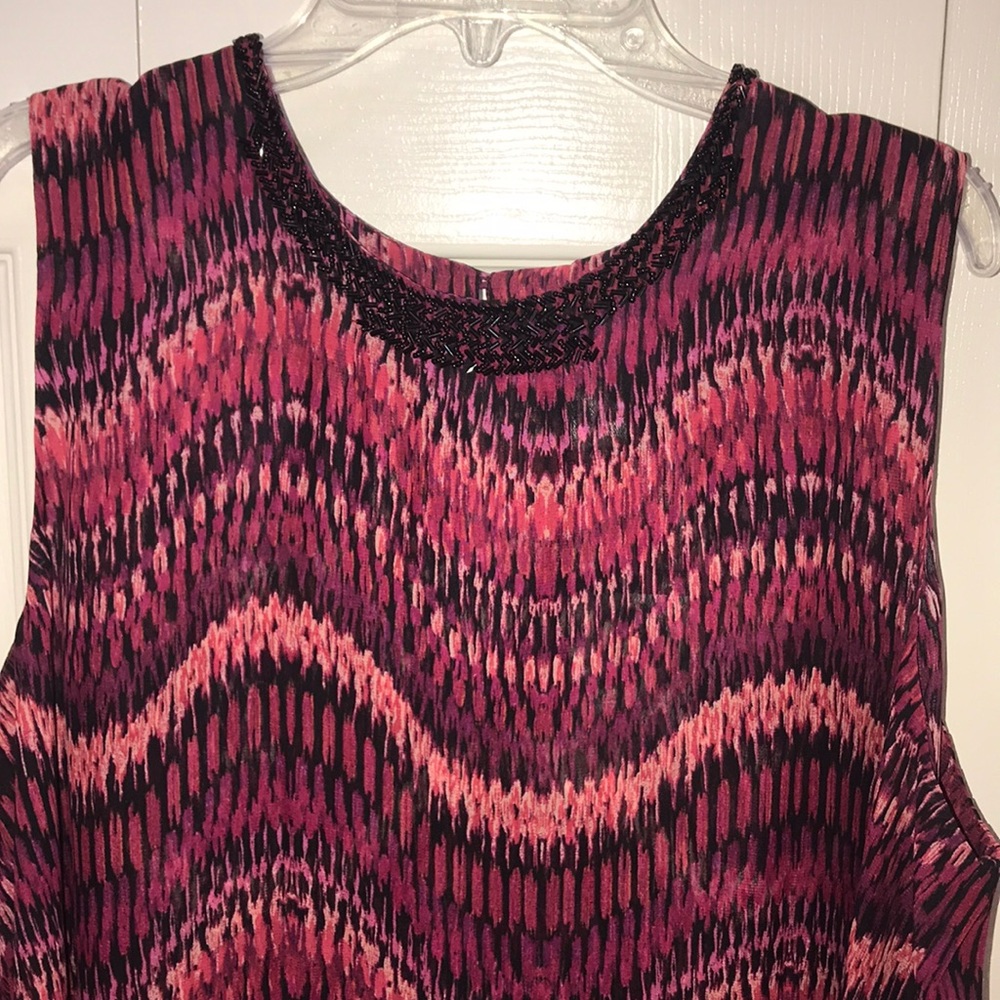 NWT Cache Beaded Neckline Hi-Lo Hem Sz XL - Picture 2 of 13